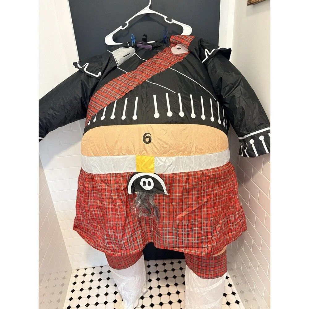 Inflatable Scottish Highlander Battery  Operated Costume
